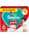 PAMPERS PANTS TAILLE 6 158 COUCHES BABY-DRY COUCHES-CULOTTES
