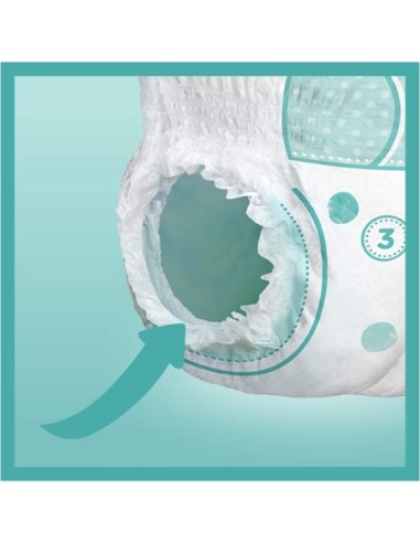 PAMPERS PANTS TAILLE 6 BABY-DRY...