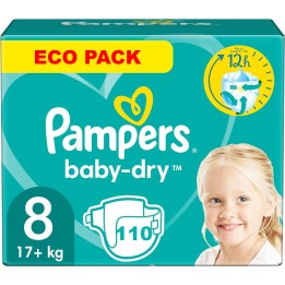 Pampers Baby-Dry Taille 8 - 110 couches