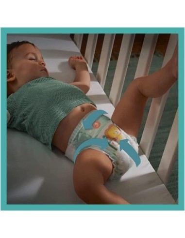 PAMPERS BABY DRY TAILLE 8 110 COUCHES + 17 KG