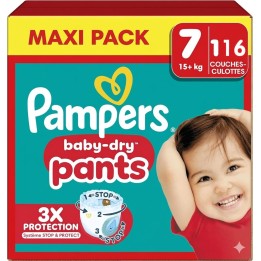 Pampers Baby-Dry Pants Taille 7 - 116 couches