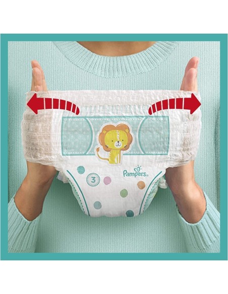 PAMPERS PANTS TAILLE 7 BABY-DRY COUCHES-CULOTTES 230 COUCHES (+17 KG)
