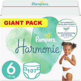 Pampers Harmonie Taille 6 - 107 couches
