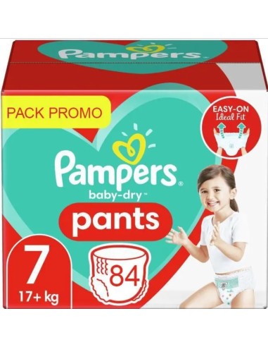 PAMPERS BABY DRY PANTS TAILLE 7 84 COUCHES