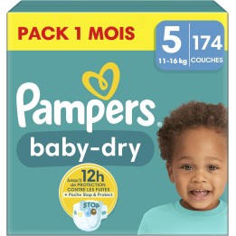 Pampers Baby-Dry Taille 5 - 174 couches