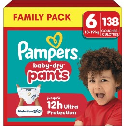 Pampers Baby-Dry Pants Taille 6 - 138 couches