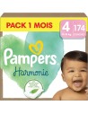 PAMPERS HARMONIE TAILLE 4 174 COUCHES (9-14 KG)