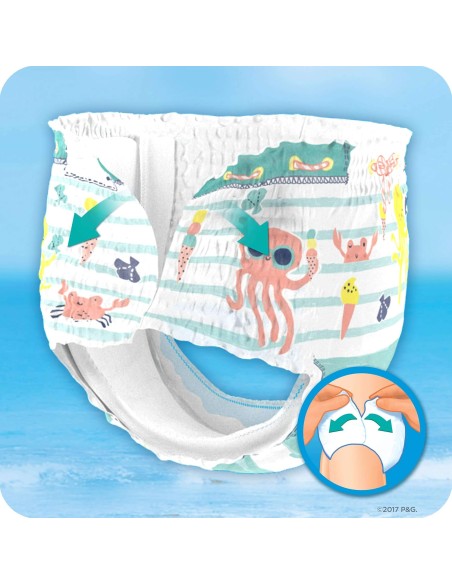 PAMPERS SPLASHERS TAILLE 3-4 24 COUCHES MAILLOT