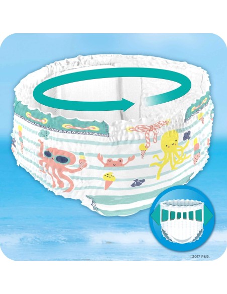 PAMPERS SPLASHERS TAILLE 5-6 20 COUCHES MAILLOT