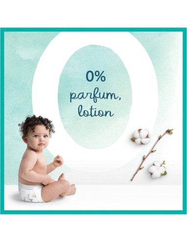 PAMPERS HARMONIE TAILLE 200 COUCHES (4-8 KG)