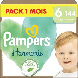 Pampers Harmonie Taille 6 - 144 couches