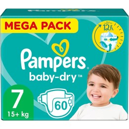 Pampers Baby-Dry Taille 7 - 60 couches