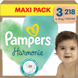 Pampers Harmonie Taille 3 - 218 couches