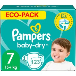 Pampers Baby-Dry Taille 7 - 123 couches
