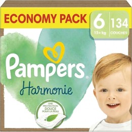 Pampers Harmonie Taille 6 - 134 couches