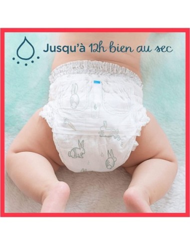 PAMPERS PANTS TAILLE 6 HARMONIE 190 COUCHES...