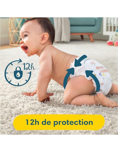 PAMPERS PREMIUM PROTECTION TAILLE 2 208 COUCHES ECONOMY PACK 4-8 KG