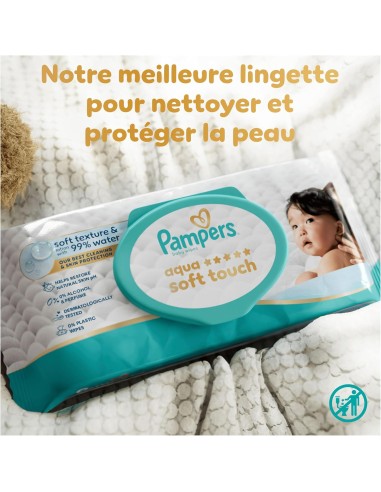 PAMPERS AQUA SOFT TOUCH LINGETTES 18X48 864...