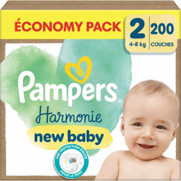 Pampers Harmonie Taille 2 - 200 couches