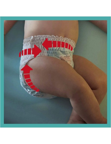 PAMPERS PANTS TAILLE 6 BABY-DRY 176 COUCHES CULOTTES FAMILY PACK 13-19 KG